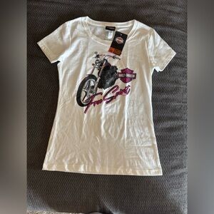 Harley-Davidson Women’s White Graphic T-Shirt